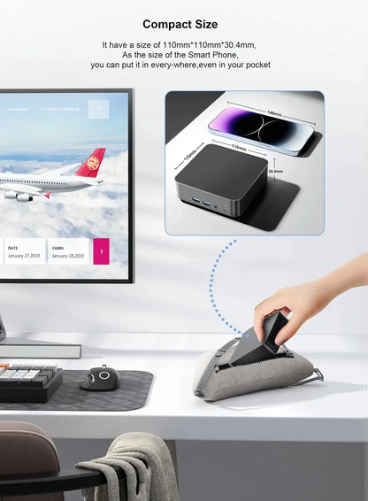 LENO NUOVO Mini PC Computer Portatile da Gaming 16GB RAM 1TB 2TB SSD Intel Core I9 10980HK Windows 11 Pro Office Wifi 6 BT5.2 PC