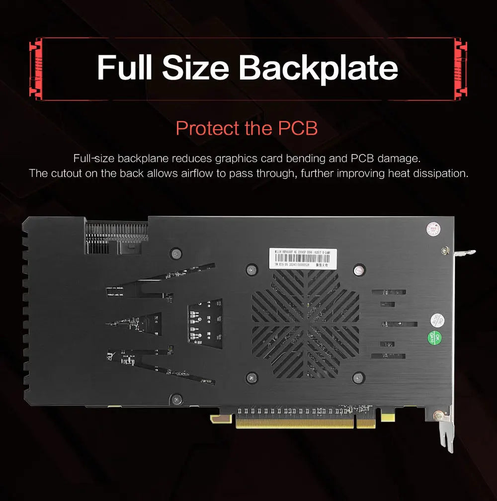 Scheda Grafica da Gaming MLLSE RX 5600 XT 6GB, 192bit GDDR6, 8pin PCI-E 4.0, GPU AMD Radeon per Giochi, Scheda Video Desktop RX 5600XT 6GB