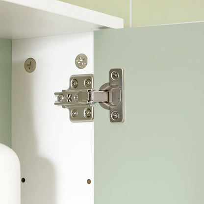 SoBuy BZR140-GR bagno e cucina Parete Bagno Armadio sospeso Armadio Bianco 60x15x54 cm