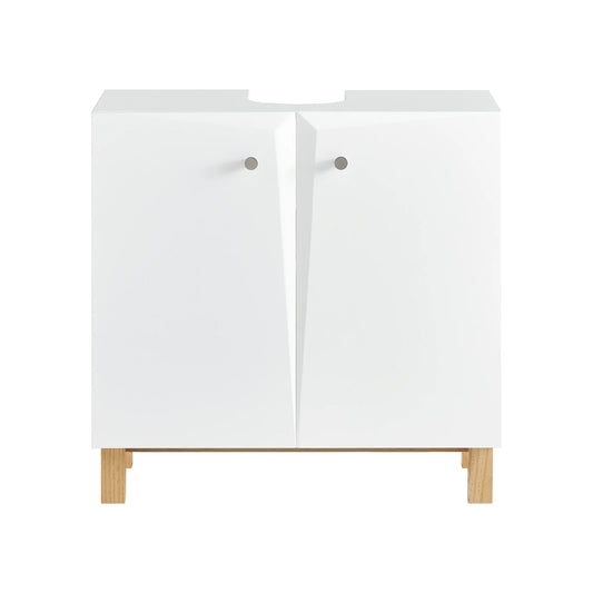 SoBuy BZR92-W lavabo sotto armadio armadio da bagno Sotto armadio mobili da bagno Vanity Bianco BHT ca. : 60x60x30c