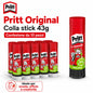 Confezione da 10 pacchi Pritt Colla Stick 43 g,10 stick totali per carta, cartoncino, lavoretti, scuola, ufficio e fai da te