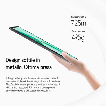 HONOR Pad X8a Tablet da 11", Display con Protezione degli Occhi a 90Hz, Batteria da 8300mAh, 4 Altoparlanti, Android 14, WiFi, Space Gray