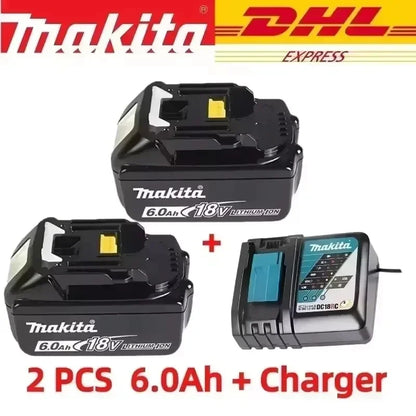 Spedita dalla Francia, nuova batteria Makita 6ah 18V 6ah bl1830b bl1840 bl1860 bl1815 bl1850b bl1850, batteria al litio di ricambio