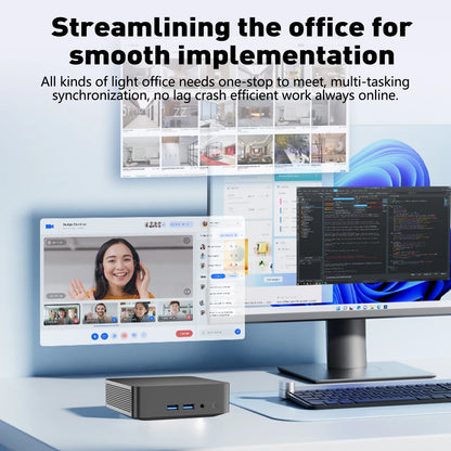 LENO NUOVO Mini PC Computer Portatile da Gaming 16GB RAM 1TB 2TB SSD Intel Core I9 10980HK Windows 11 Pro Office Wifi 6 BT5.2 PC