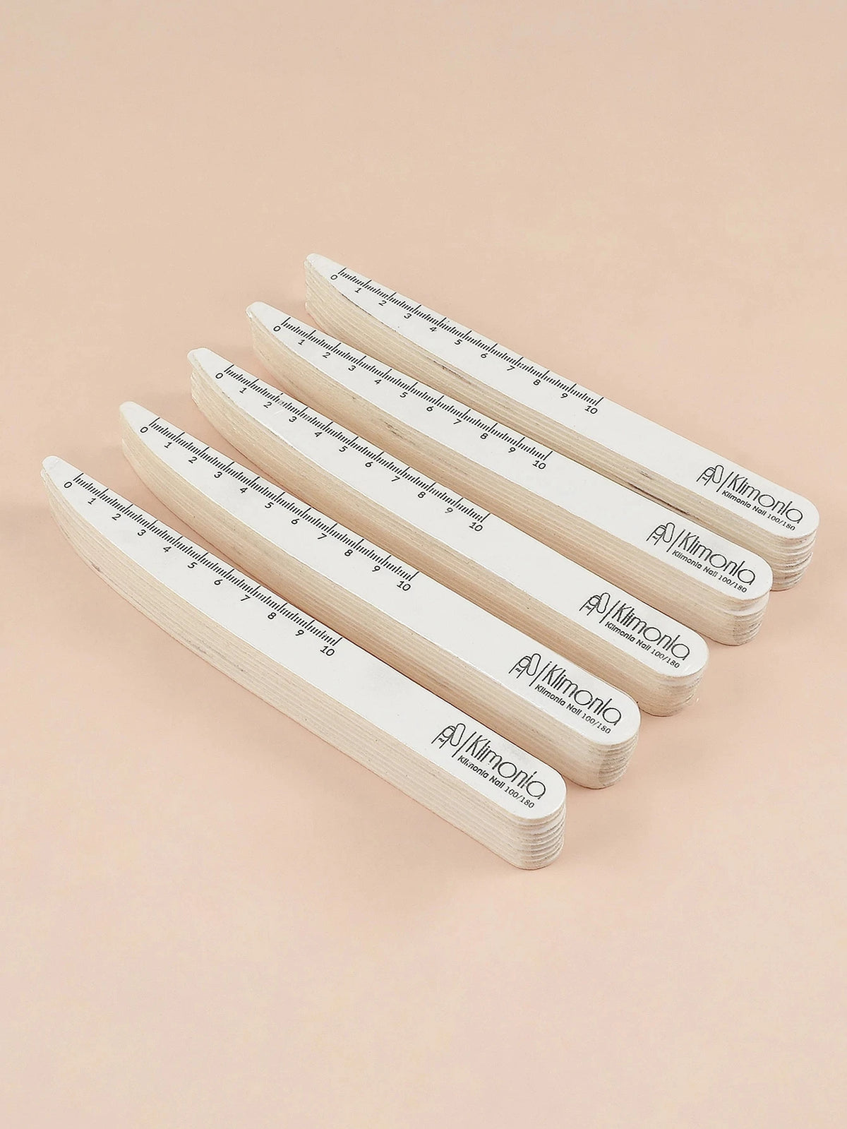10/50/100 Pezzi di Lime per Unghie Professionali 100 180 in Legno Bianco, Carta Abrasiva per Unghie, Set di Strumenti per Manicure e Salone