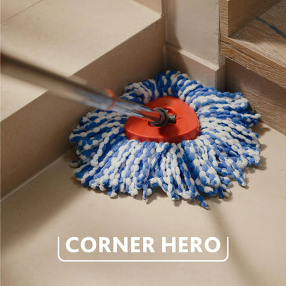 Confezione da 2, 3, 4 o 5 ricambi Vileda H2PrO Spin Mop, teste mocio in microfibra lavabili in lavatrice per pavimenti duri sigillati