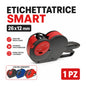 Confezione da 1 Prezzatrice Smart SM2612-08, 1 linea di stampa, 8 cifre, etichettatrice manuale per prezzi, codici, negozi e magazzino