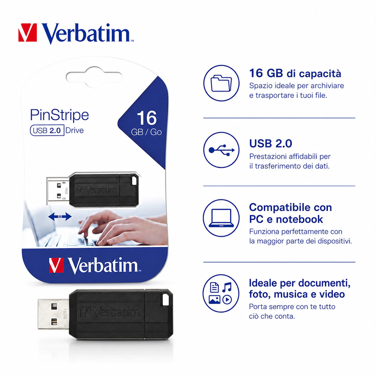 Confezione da 10 chiavette USB Kingston DataTraveler Exodia da 64 GB, memorie flash USB 3.2 DTX/64GB con laccetto incluso, per laptop e computer