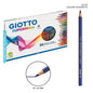 GIOTTO Supermina 12 Pastelli a Colori – Matite Colorate Mina 3,8 mm – Originali FILA