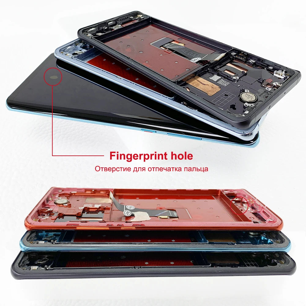 Schermo OLED per pantalla Huawei P30 Pro Display LCD Touch Screen digitale con impronta digitale per sostituzione Huawei P30 Pro VOG-L29