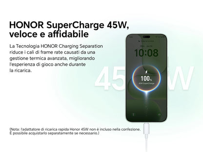 2026 New HONOR 600 Lite 5G Smartphone, Fotocamera AI da 108MP, Display AMOLED da 6.6", Batteria da 6520mAh con Ricarica Rapida 45W, Cellulare Android 16 Sbloccato, IP66&SGS, Dual SIM, NFC