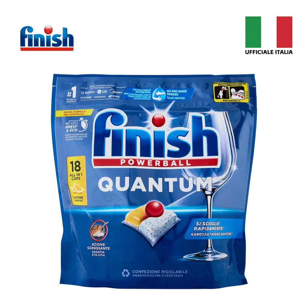 Confezione da 3 Finish Powergel Fresh, gel detersivo liquido per lavastoviglie multiazione, 30 lavaggi per flacone, 90 lavaggi totali