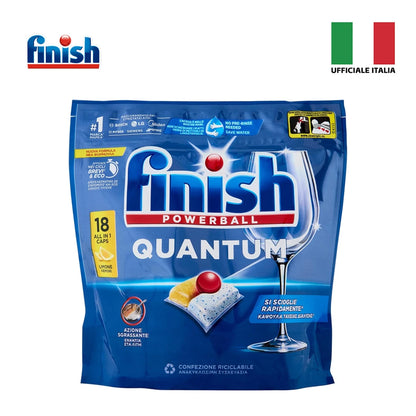 Confezione da 3 Finish Powergel Fresh, gel detersivo liquido per lavastoviglie multiazione, 30 lavaggi per flacone, 90 lavaggi totali