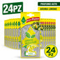 Confezione da 6, 12 o 24 Arbre Magique Limone, profumatori auto da appendere, fragranza fresca e fruttata, formato scorta per auto, furgone, armadio e piccoli ambienti