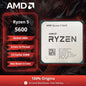 Processore Desktop AMD Ryzen 5 5600, 6C/12T, 4.4GHz, 32MB Cache, AM4, Senza Dissipatore Incluso