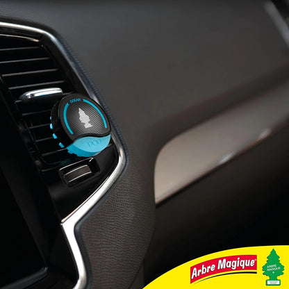 Confezione da 6 o 12 Arbre Magique POP Ocean, profumatori auto solidi, fragranza delicata e fresca, formato scorta per auto, furgone, armadio e piccoli ambienti