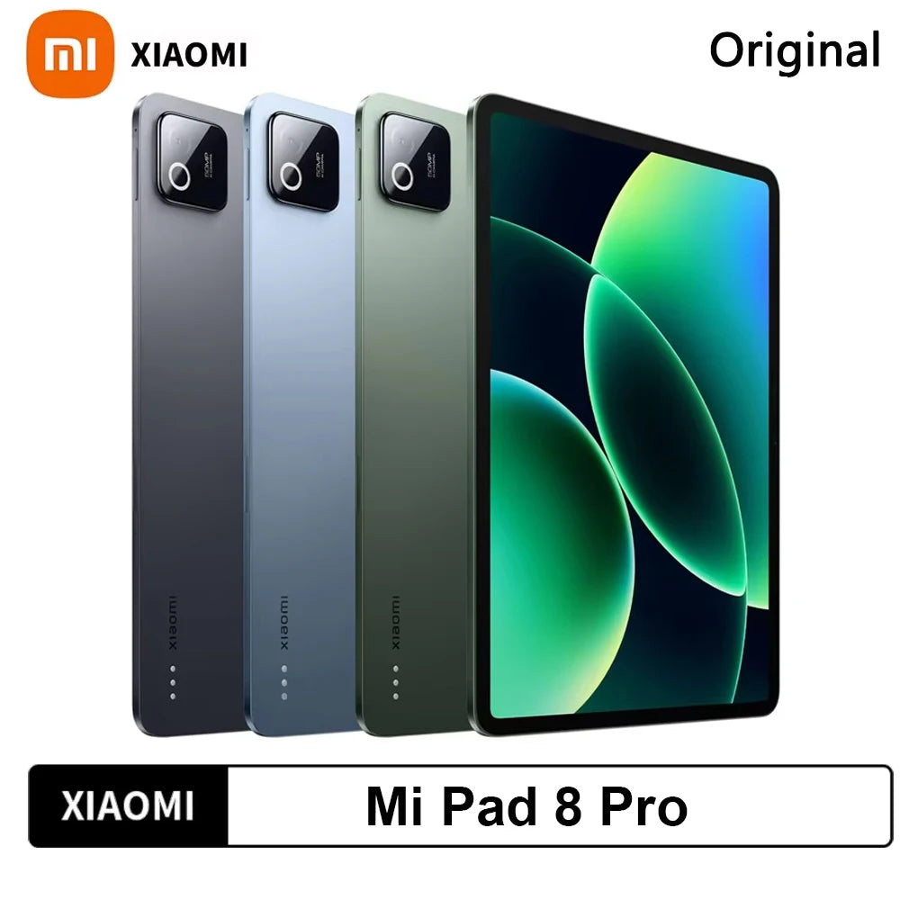 Xiaomi Pad 8 Pro Versione Globale, Tablet con display da 11.2 pollici 3.2K 144Hz, processore Snapdragon 8-core ® Mi Pad 8 Elite con fotocamera posteriore da 50MP e batteria da 9200mAh