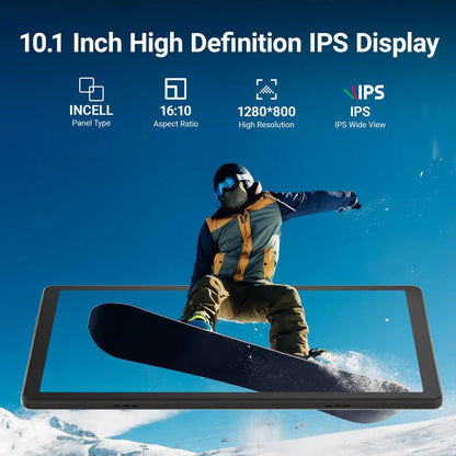 Kb1001L 10.1" HD 800*1280 Android 16 |     20GB di RAM (3+17GB) + 64GB di ROM, processore A333, batteria da 5000mAh, Type-C 5V 2A |     Set completo: tastiera, mouse, astuccio per penne, cuffie, disponibile in magazzin