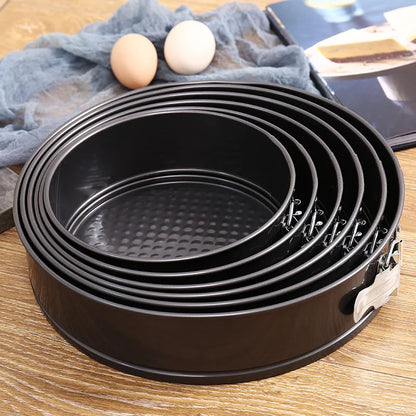 PizzAtHome Torte Springform Teglie da forno rotonde antiaderenti Forma a molla per cheesecake Tier Torte nuziali Fondo rimovibile Quiches