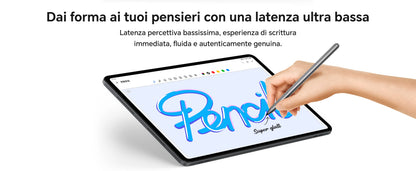 HONOR CHOICE penna per HONOR Pad 10/9/X9a, ad alta sensibilità, Palm Rejection, penna touch per tablet con rilevamento dell'inclinazione, penna capacitiva con 1 punta di ricambio