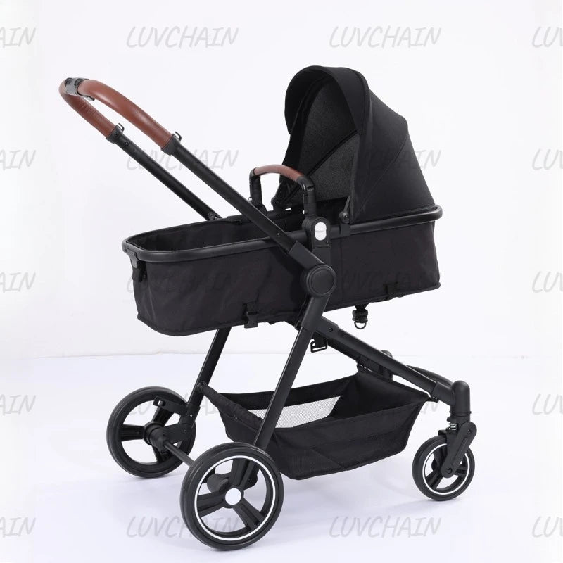 Passeggino Doppio per Bambini da Esterno, Multifunzionale 3-in-1, con Due Seggiolini Auto per Bambini