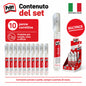 Confezione da 10 Pritt Pocket Pen Fluid, correttore liquido a penna con micropunta metallica per piccole correzioni precise, scuola, ufficio e cancelleria