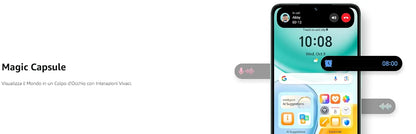 Smartphone HONOR X5c Plus, 5260 mAh, display da 6,74 pollici a 90 Hz, fotocamera da 50+5 MP, Android 15, processore octa-core, riconoscimento delle impronte digitali e del volto