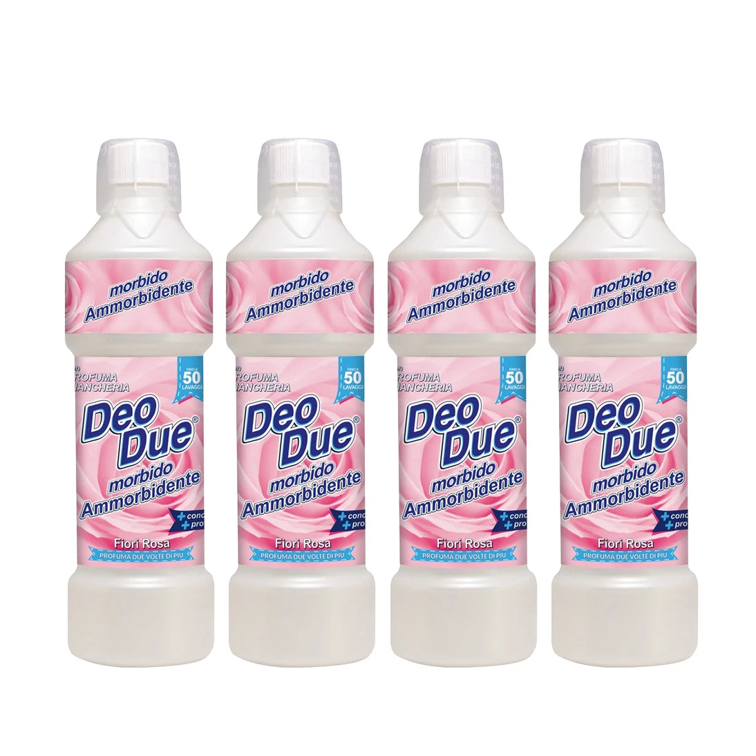4x Deo Due Ammorbidente 1L 50lav. Totale 200lav.