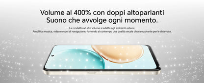 HONOR 400 Smart 4G Smartphone Dual SIM NFC Android 15, 6500mAh Dual Cell Batteria, 108MP+2MP con Pulsante AI Telefono, 6.77 Pollici 120 Hz Comfort Display, 5 stelle SGS&IP65