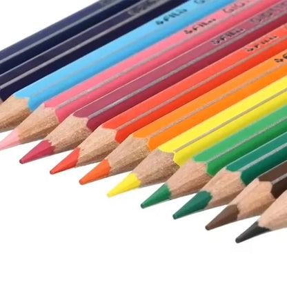Pastelli Giotto Stilnovo 24 Colori Mina 33 mm Forma Esagonale Spazio Nome Vernice Base Acqua 18 cm Scuola