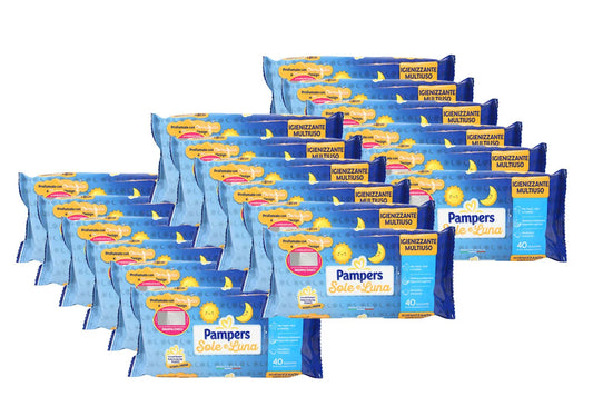 18x Pampers Salviette Sole e Luna 40pz
