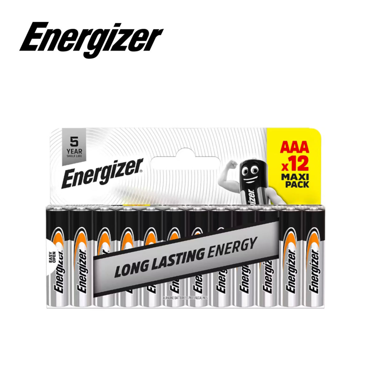 Energizer Everyday AAA DHP12, pile alcaline ministilo per telecomandi, giocattoli, orologi e dispositivi elettronici, varianti da 2, 3, 10 o 20 confezioni