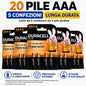Duracell Plus Power Boost Ministilo AAA MN2400, pile alcaline da 1,5 V per telecomandi, giocattoli, orologi e dispositivi elettronici, varianti da 2, 3 o 5 confezioni
