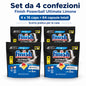Finish Ultimate Limone 16 Tabs per Confezione, Pastiglie per Lavastoviglie, Varianti da 3 o 4 Confezioni, 48 o 64 Tabs Totali