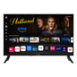 Smart Tech 24" HD Smart TV 24HH01V – LED Television, Smart Whale OS, WiFi, DVB-T2/S2, HDMI, USB, Compact TV for Home Bedroom