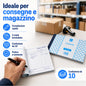 Confezione da 10 blocchi buono consegne Picarta, moduli per consegne, ricevute, magazzino, ufficio e attività commerciali