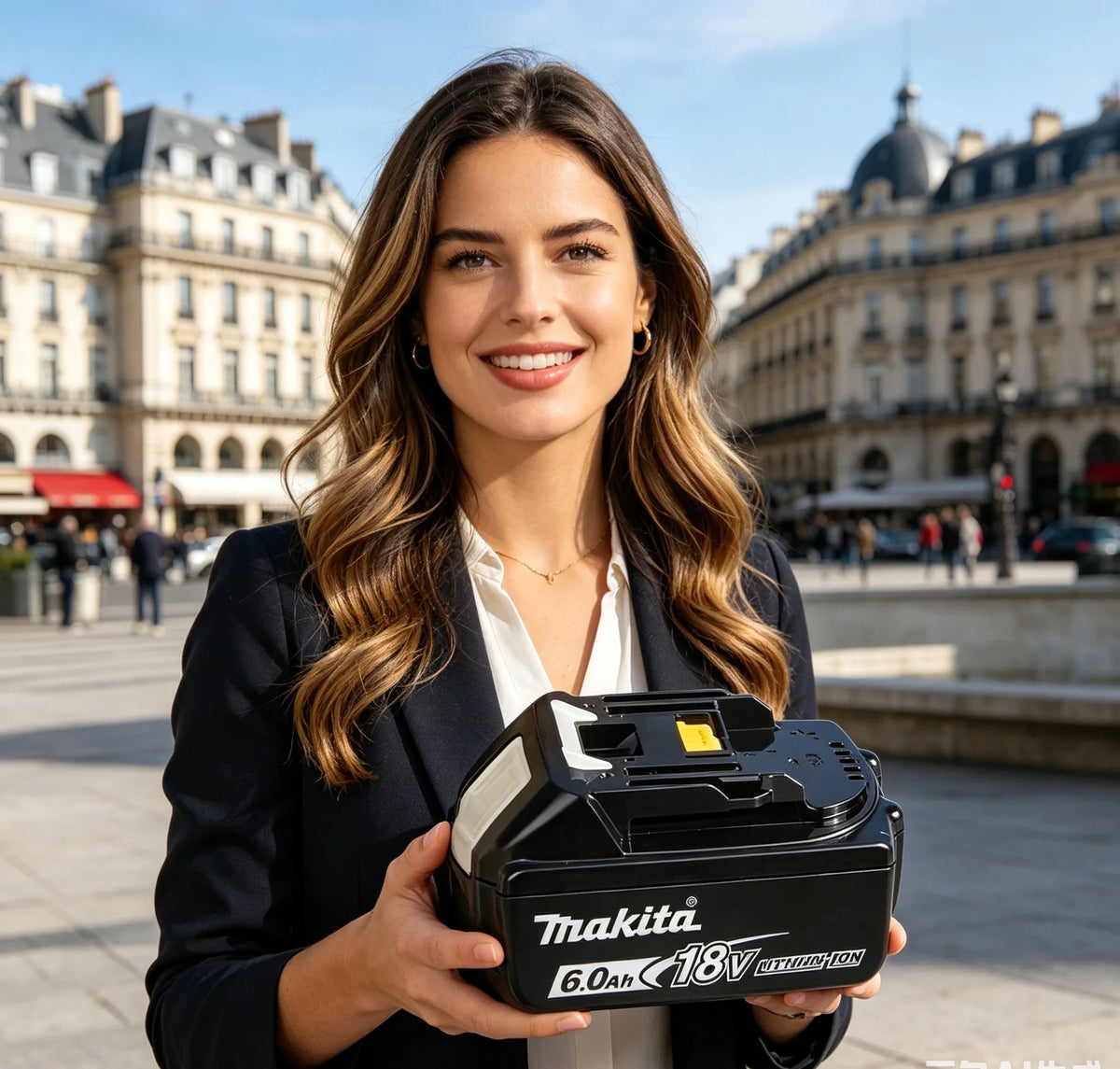 Spedita dalla Francia, nuova batteria Makita 6ah 18V 6ah bl1830b bl1840 bl1860 bl1815 bl1850b bl1850, batteria al litio di ricambio