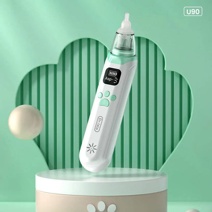 MAMIJOY Aspiratore nasale elettrico per bambini, pulitore nasale silenzioso per neonati, per ostruzioni e rinite, aspiratore nasale per neonati U94