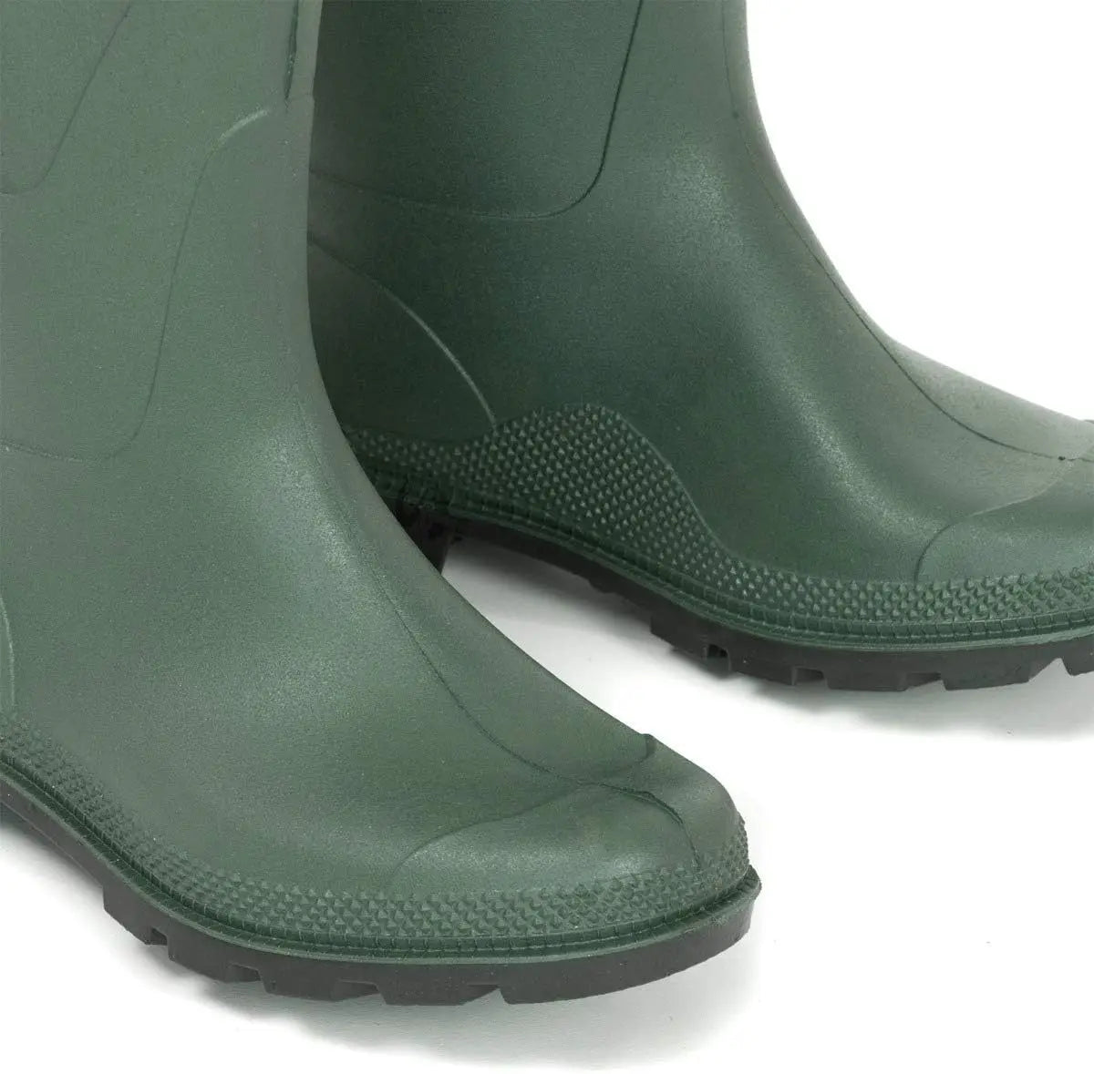 Stivali da pioggia e giardinaggio unisex high top antiscivolo | Stivali resistenti e impermeabili per esterni, lavaggio auto, pesca-Stivali in PVC di Colore Verde Alto, Altezza Ginocchio