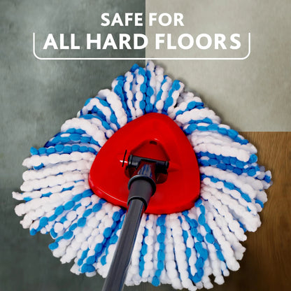 Confezione da 2, 3, 4 o 5 ricambi Vileda H2PrO Spin Mop, teste mocio in microfibra lavabili in lavatrice per pavimenti duri sigillati