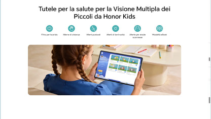HONOR Pad X8b, tablet versione UE, batteria da 10.100 mAh, display HONOR Eye Comfort FullView da 11 pollici, chipset Snapdragon a 6 nm, struttura in metallo resistente, tablet Android