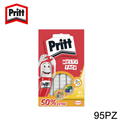 Confezione da 12 Pritt Instant Tack, gommini adesivi multiuso per pareti, poster, foto, decorazioni, scuola, ufficio e casa