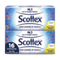 Scottex Tovaglioli Monovelo Formato Festa, 16 Confezioni da 120 Tovaglioli