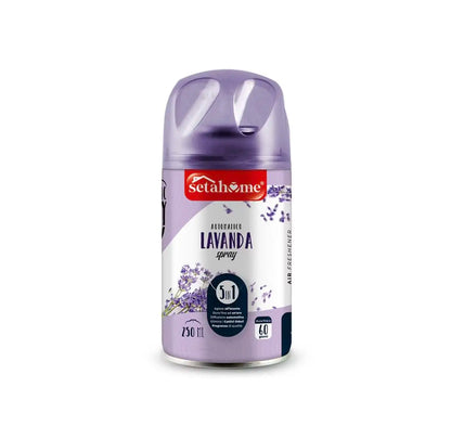 Set 6 Ricariche Spray Deomatic da 250 ml per Profumatori Ambiente, Ricarica Universale Deodorante per Ambienti, Diffusore Profumo Intenso Ideale per Casa e Ufficio gusti assortiti