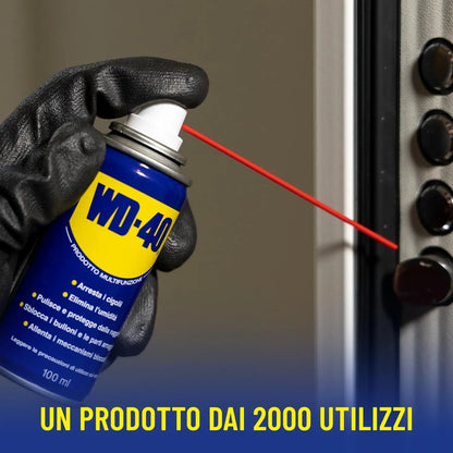 WD-40 - Prodotto Multifunzione - Lubrificante Spray - Elimina i cigolii, sblocca, elimina l’umidità, previene la ruggine - Compatibile con tutti i metalli, plastica e gomma - Senza silicone