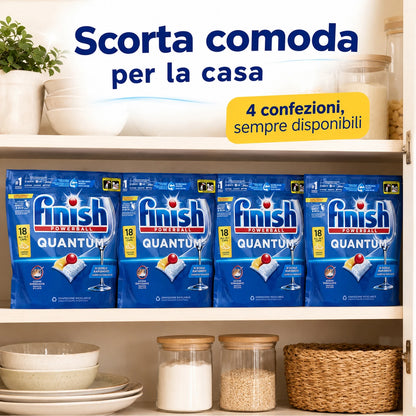 Confezione da 3 Finish Powergel Fresh, gel detersivo liquido per lavastoviglie multiazione, 30 lavaggi per flacone, 90 lavaggi totali