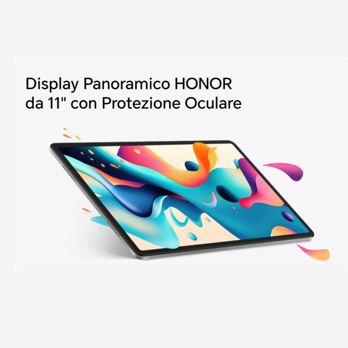 HONOR Pad X8b, tablet versione UE, batteria da 10.100 mAh, display HONOR Eye Comfort FullView da 11 pollici, chipset Snapdragon a 6 nm, struttura in metallo resistente, tablet Android