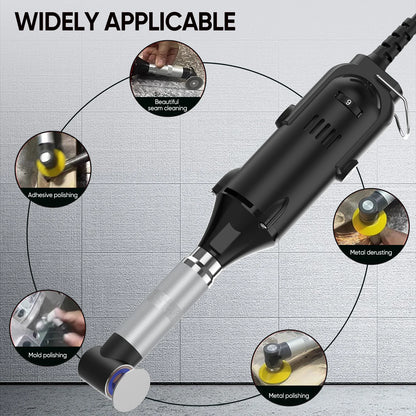 Utensile Elettrico per Fughe di Piastrelle in Ceramica 350W, Smerigliatrice Diritta a 6 Velocità Variabili, Macchina per Pulizia, Levigatura e Lucidatura