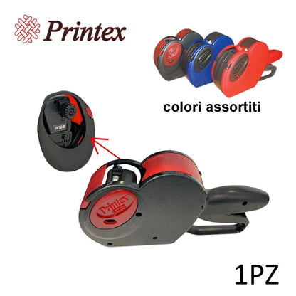 Confezione da 1 Prezzatrice Smart SM2612-08, 1 linea di stampa, 8 cifre, etichettatrice manuale per prezzi, codici, negozi e magazzino