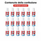 Confezione da 20 Pritt Correct-It Fluid 1620, correttori liquidi per coprire errori su carta, documenti, scuola, ufficio e cancelleria